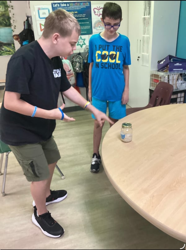 Boy and Rice Jar